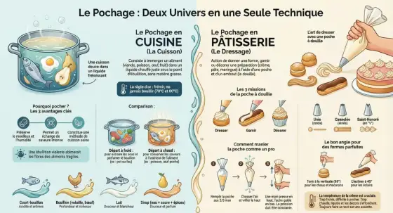 Poisson poché - Froid ou chaud ? Le secret d'une chair parfaite