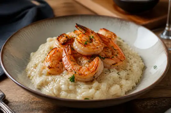 Risotto aux gambas - Le secret d'une texture crémeuse parfaite